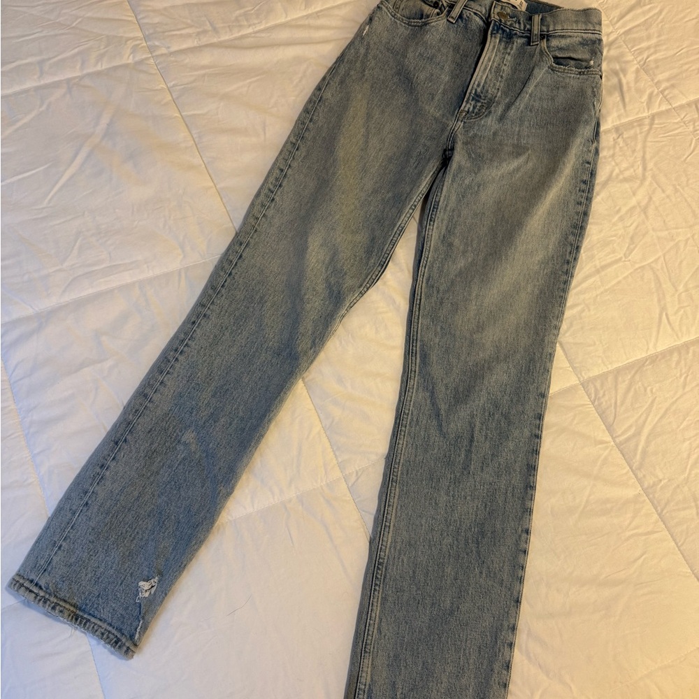 Abercrombie 90s Straight Ultra High Rise jeans Size 24 - Picture 4 of 5